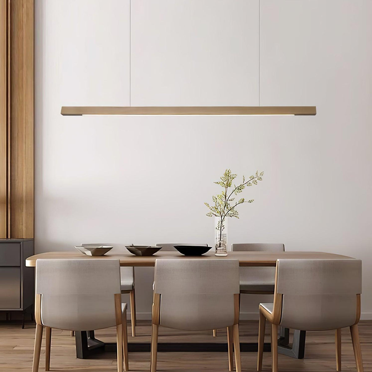 Linear Timber Pendant 6