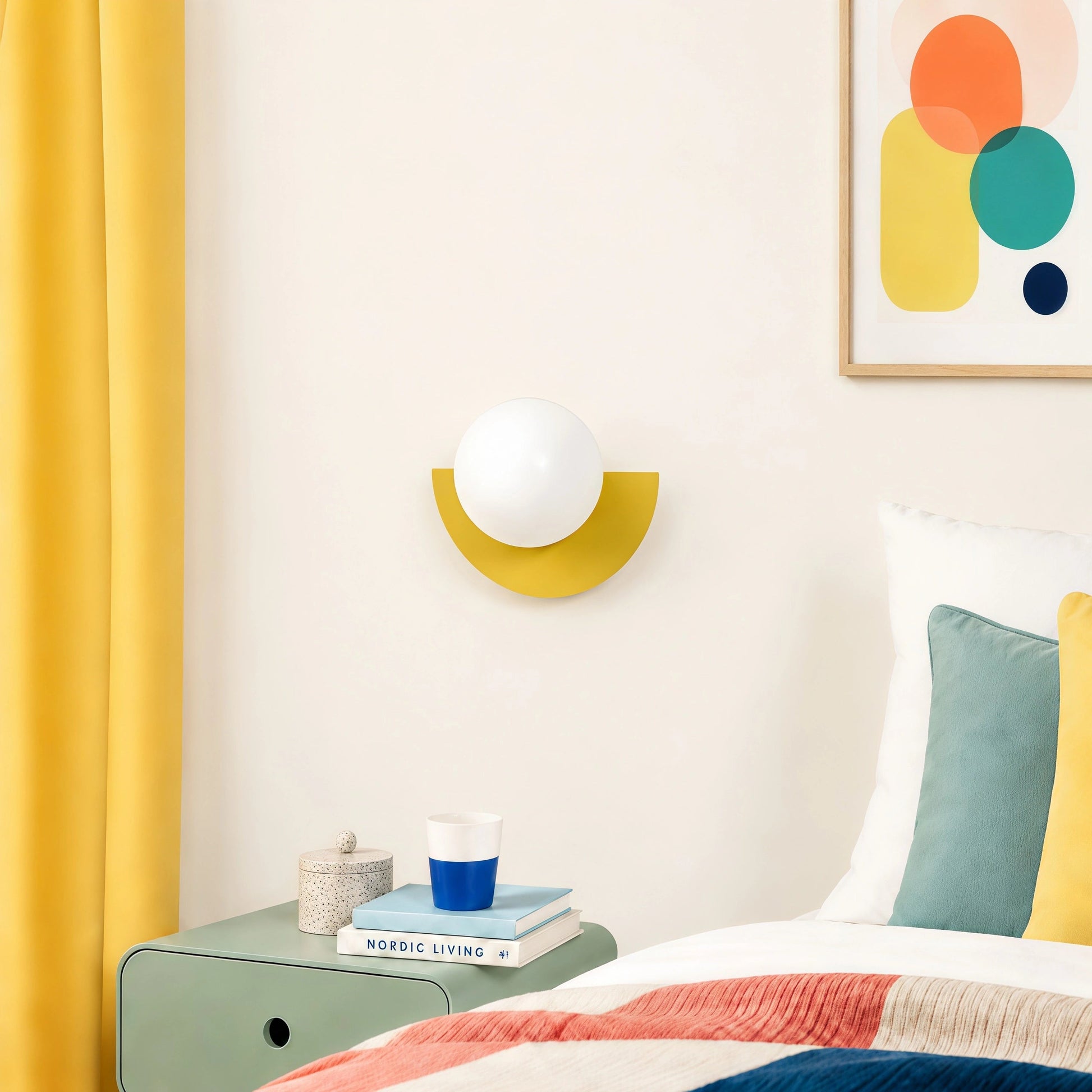 Linus Minimalist Colorful C.Wall Lamp 6