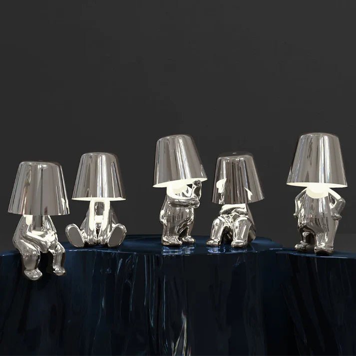 Little Man Lamp | Humanoid Design with Touch Control 4