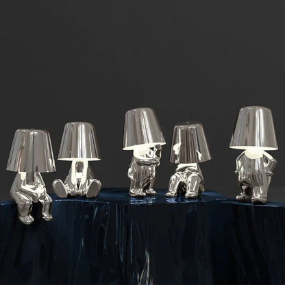 Little Man Lamp | Humanoid Design with Touch Control 4