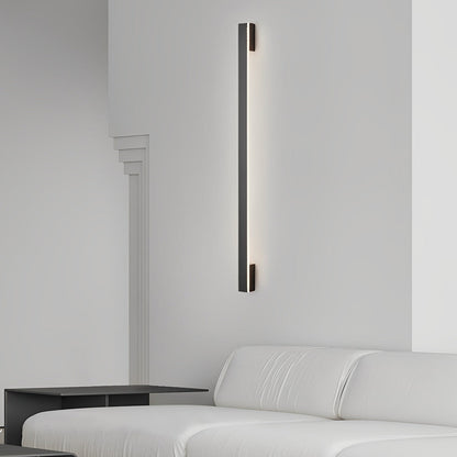 Long Strip Minimalist Three Step Dimming LED Copper Modern Wall Lamp 1