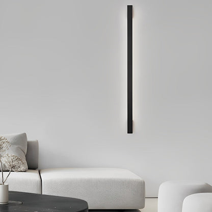 Long Strip Minimalist Three Step Dimming LED Copper Modern Wall Lamp 4