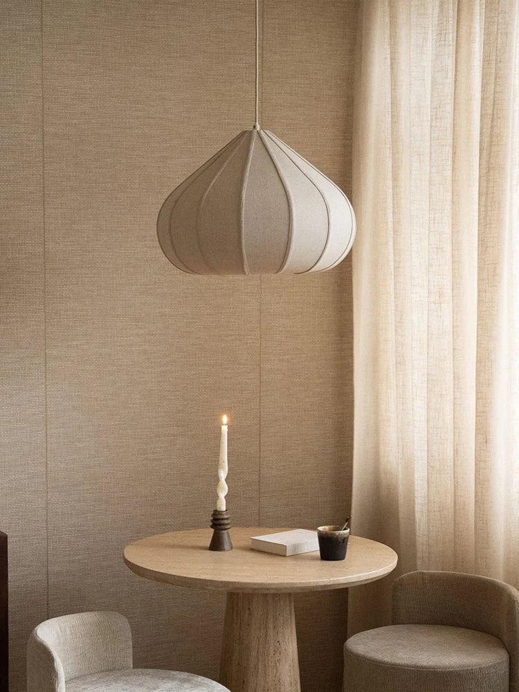 Lotus Fabric Pendant Light 1