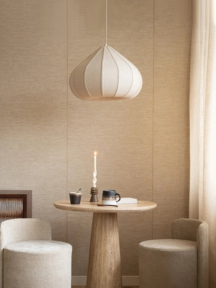 Lotus Fabric Pendant Light 3