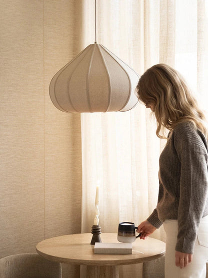 Lotus Fabric Pendant Light 7