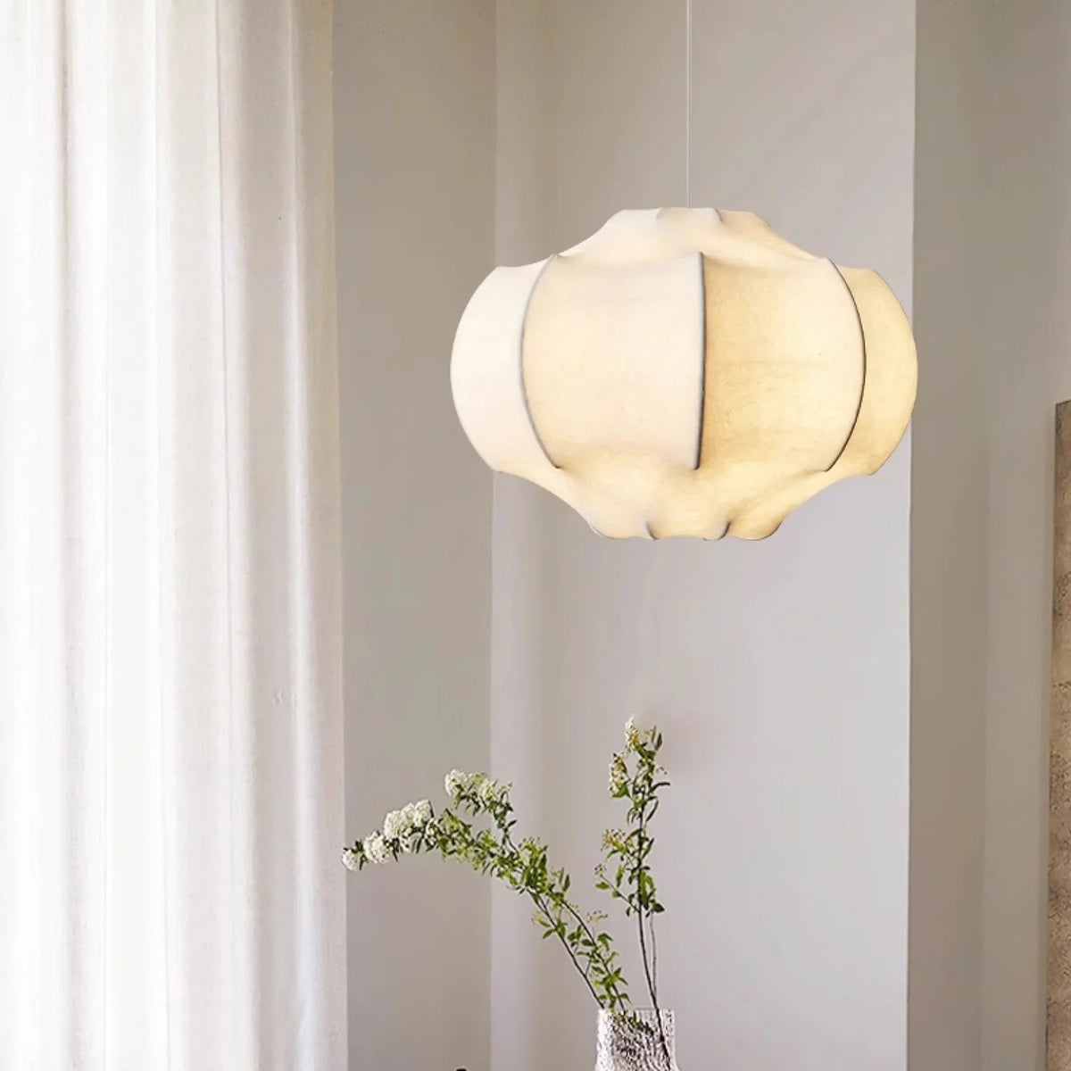Lotus Silk Pendant Lamp 2