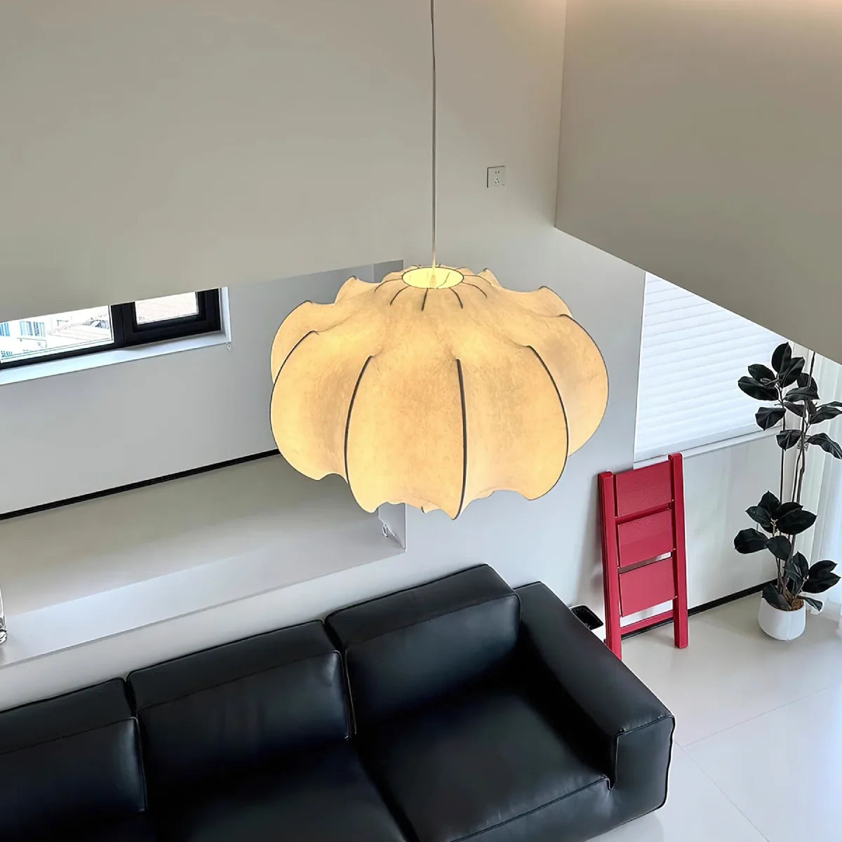 Lotus Silk Pendant Lamp 4