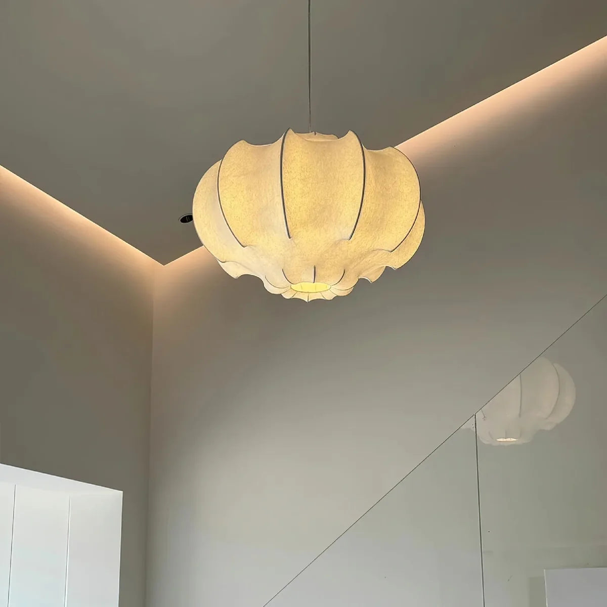 Lotus Silk Pendant Lamp 5