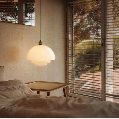 LumaBella - Modern Glass and Brass Pendant Lamp 4