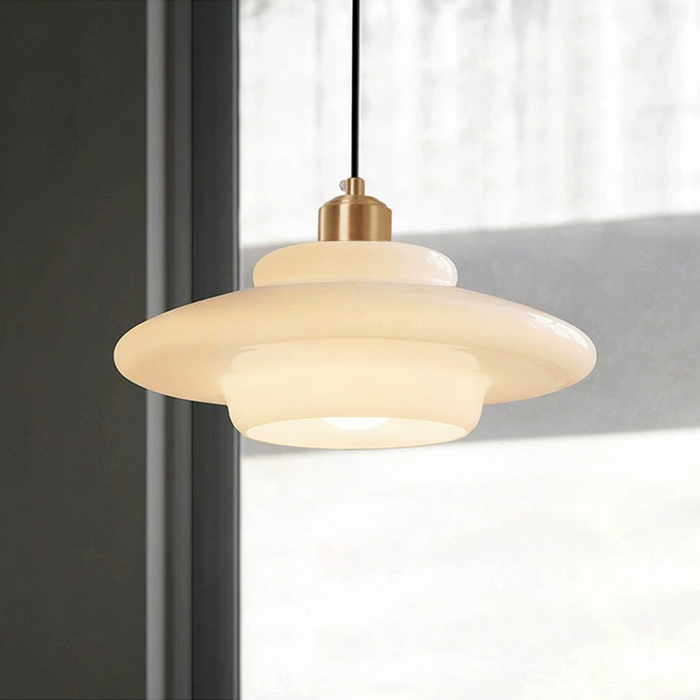 LumaBella - Modern Glass and Brass Pendant Lamp 5