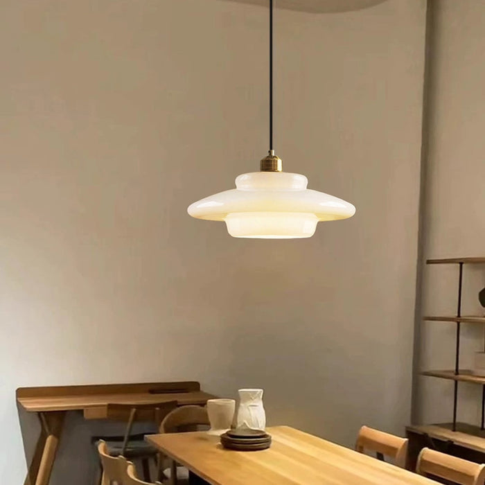 LumaBella - Modern Glass and Brass Pendant Lamp 7