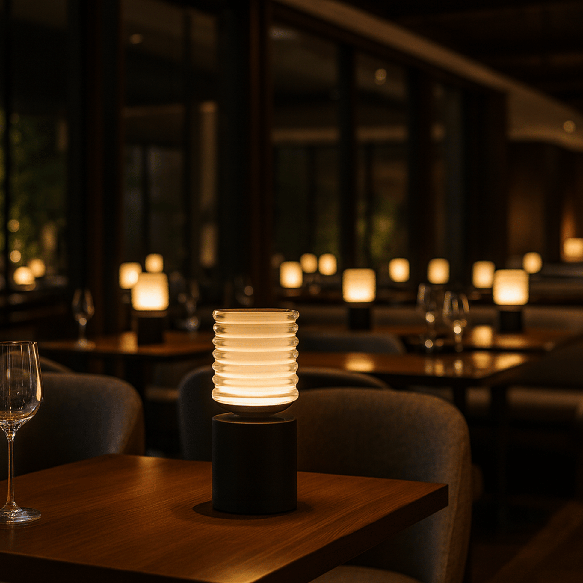 LumaPort Touch Lamp– Rechargeable LED Table Light