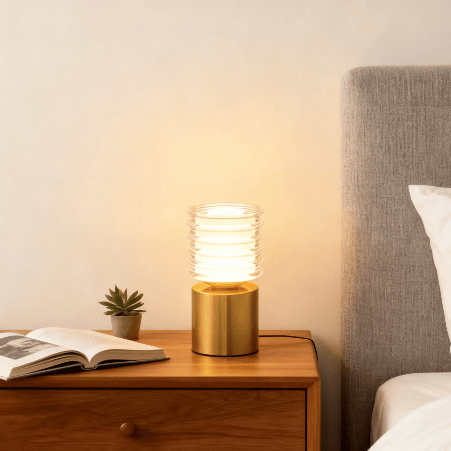 LumaPort Touch Lamp– Rechargeable LED Table Light