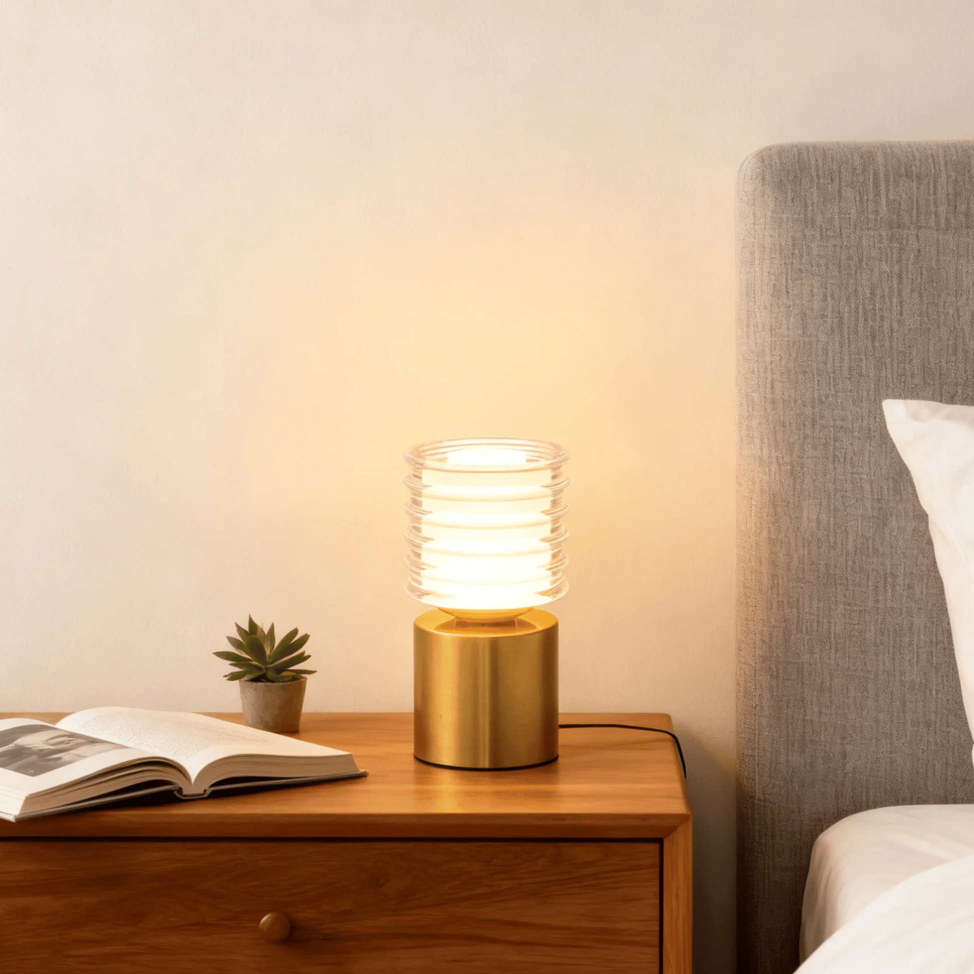 LumaPort Touch Lamp– Rechargeable LED Table Light