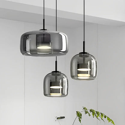 LumaSphere | Pendant Light – Elegant Amber Glow for Modern Interiors 2