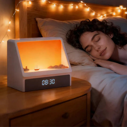 Royelux Sunrise Alarm Clock with Nature Sounds, Wake Up Light & Sleep Aid
