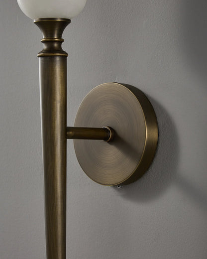 Royelux Natural Alabaster Wall Sconce - Modern Brass Lighting for Elegant Interiors