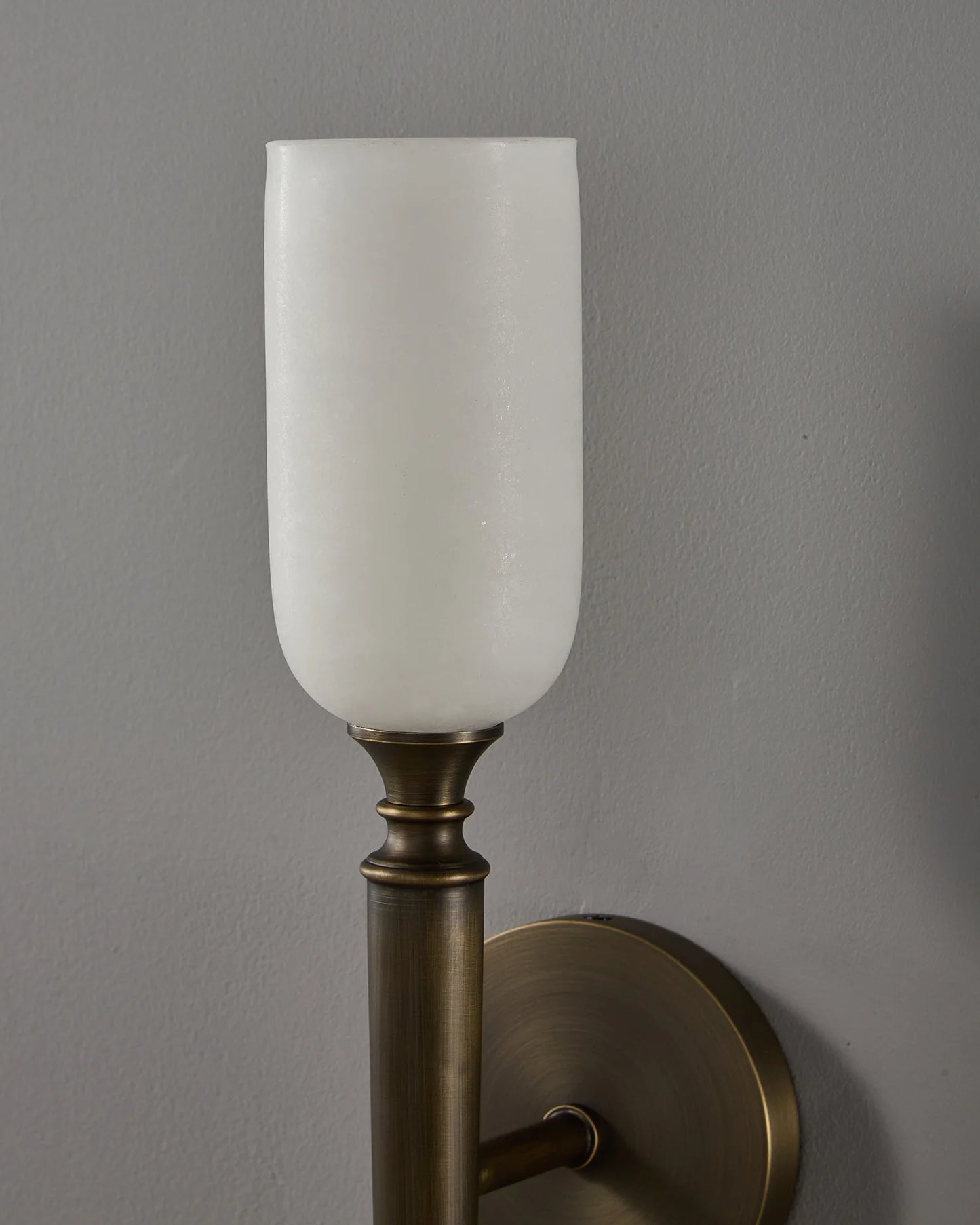 Royelux Natural Alabaster Wall Sconce - Modern Brass Lighting for Elegant Interiors