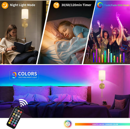 LumoEase™ Wireless Wall Sconces (SET OF 2 + 2 BULBS FREE) 6