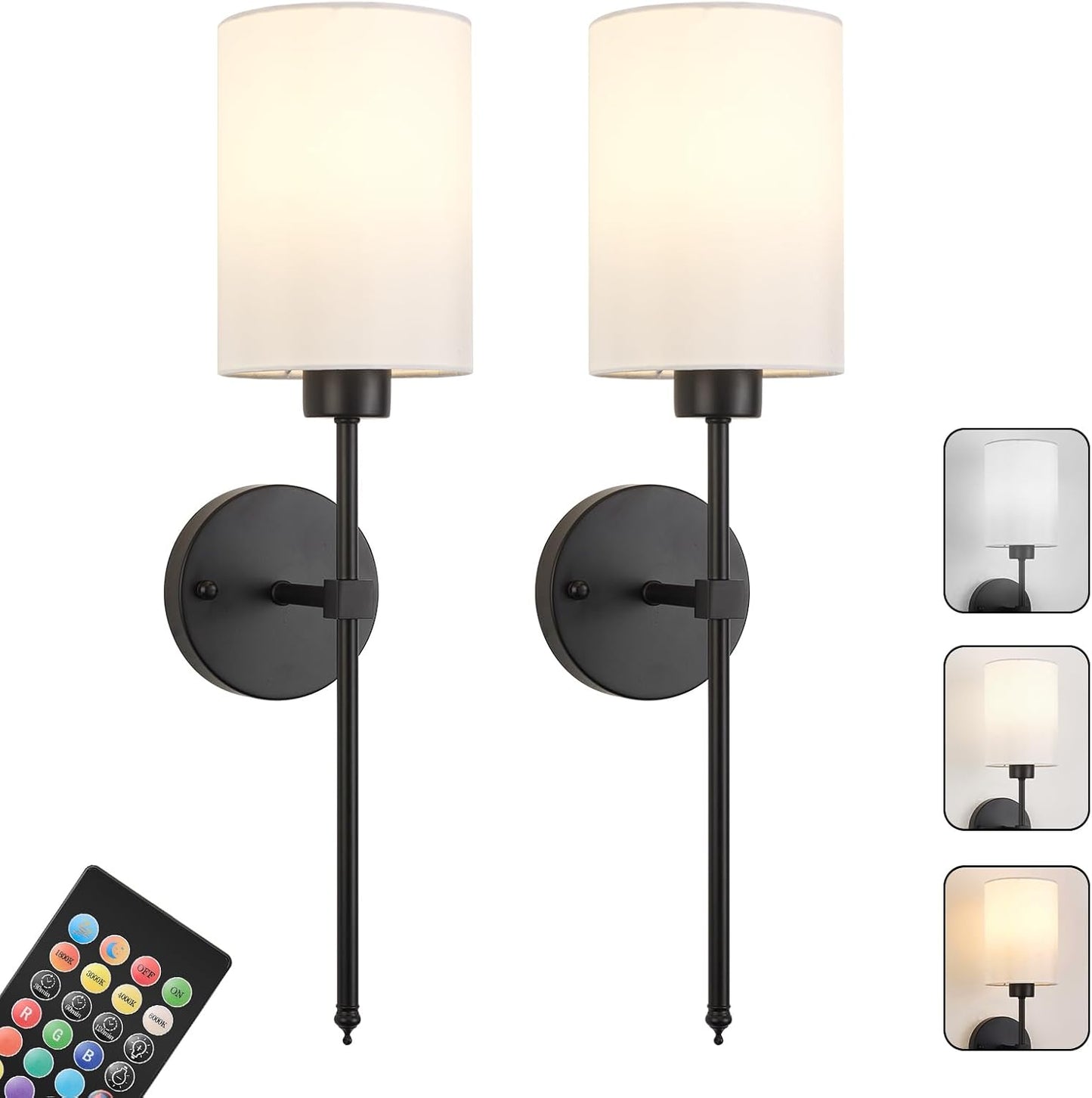 LumoEase™ Wireless Wall Sconces (SET OF 2 + 2 BULBS FREE) 8