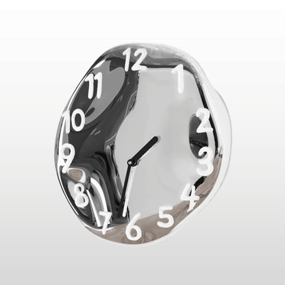 LumoTime Chrome Ceramic Wall Clock 3