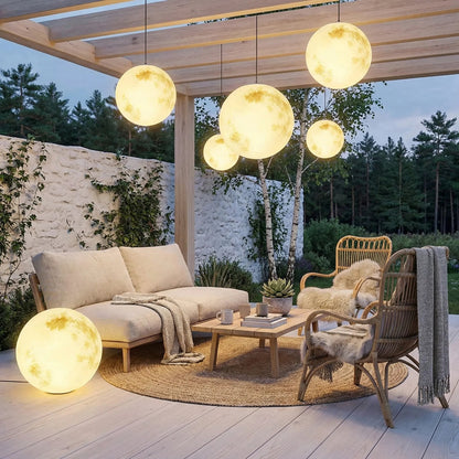 Lunar Garden Outdoor Pendant Light 3