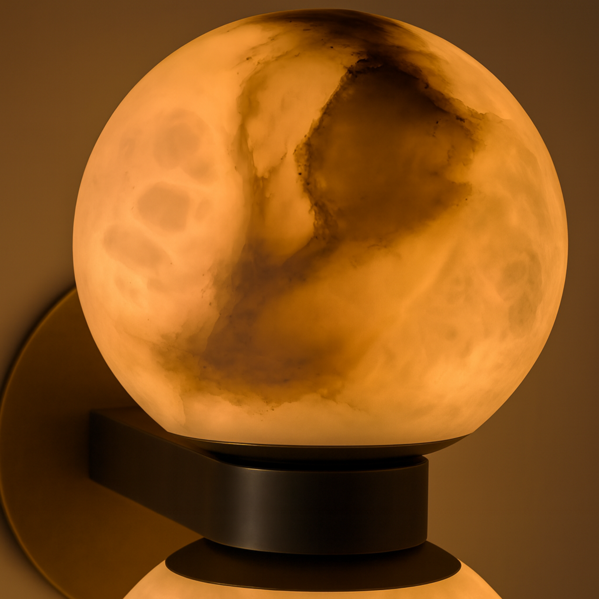 Lunara Marble Wall Lamp – Nordic Dual Globe 3