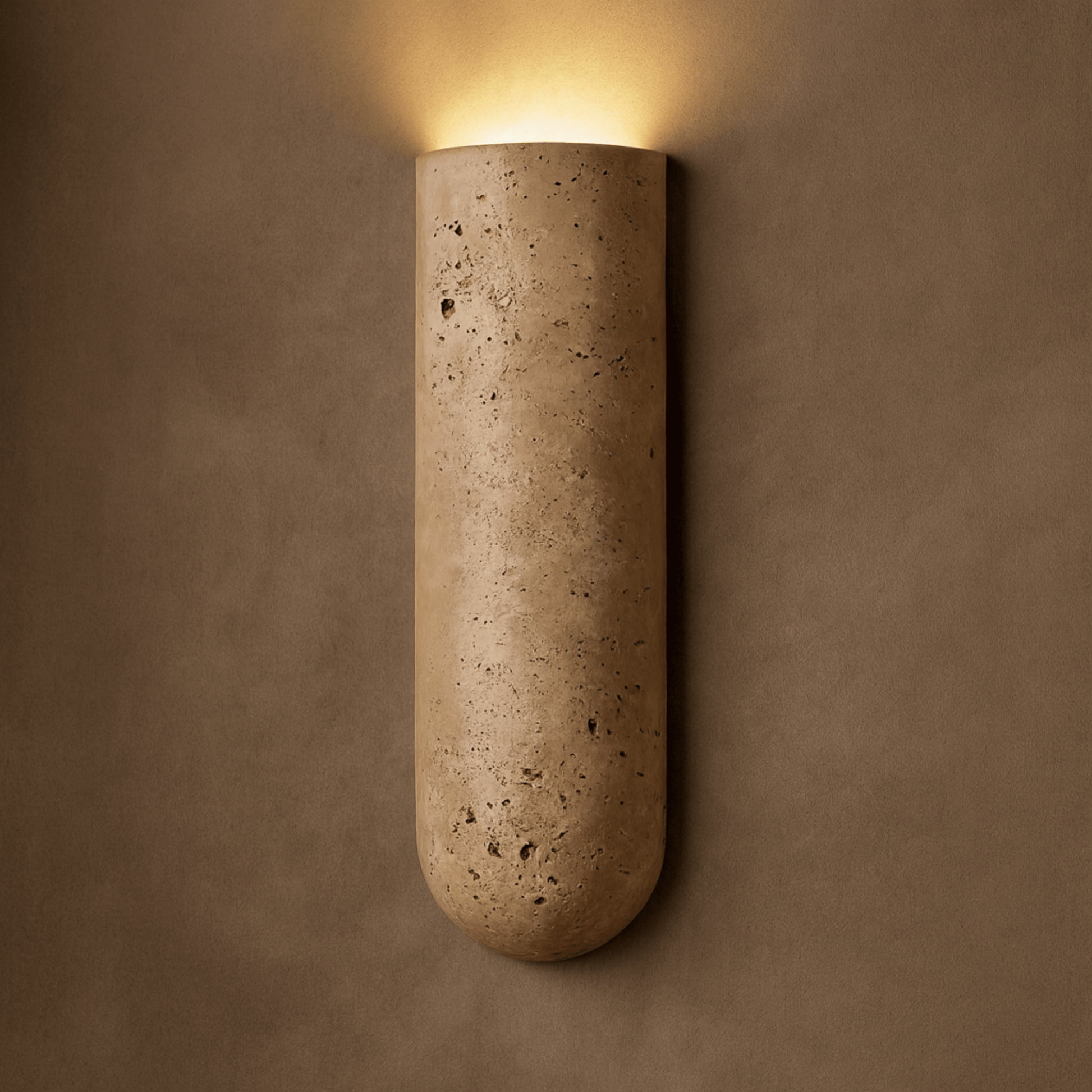Lunara Natural Travertine LED Wall Lamp 3