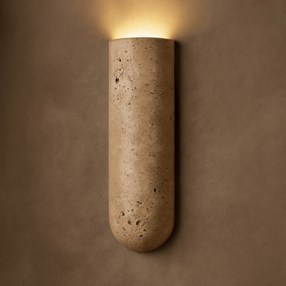 Lunara Natural Travertine LED Wall Lamp 3