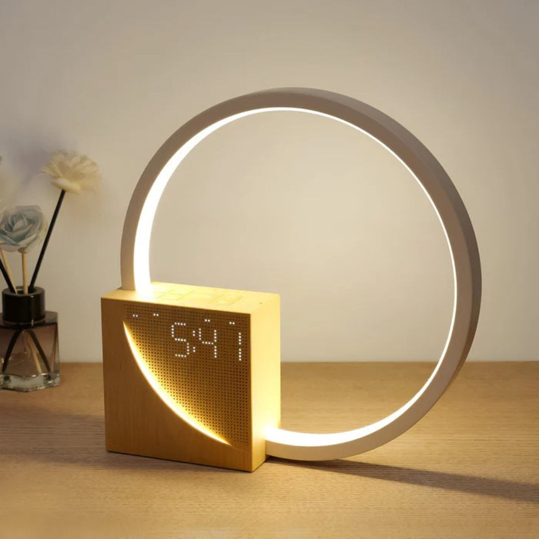 Lunara – LED table lamp with alarm clock 1