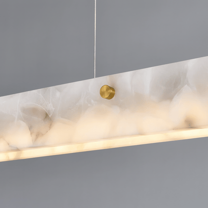 LustraLinea Marble Linear Pendant Light 4