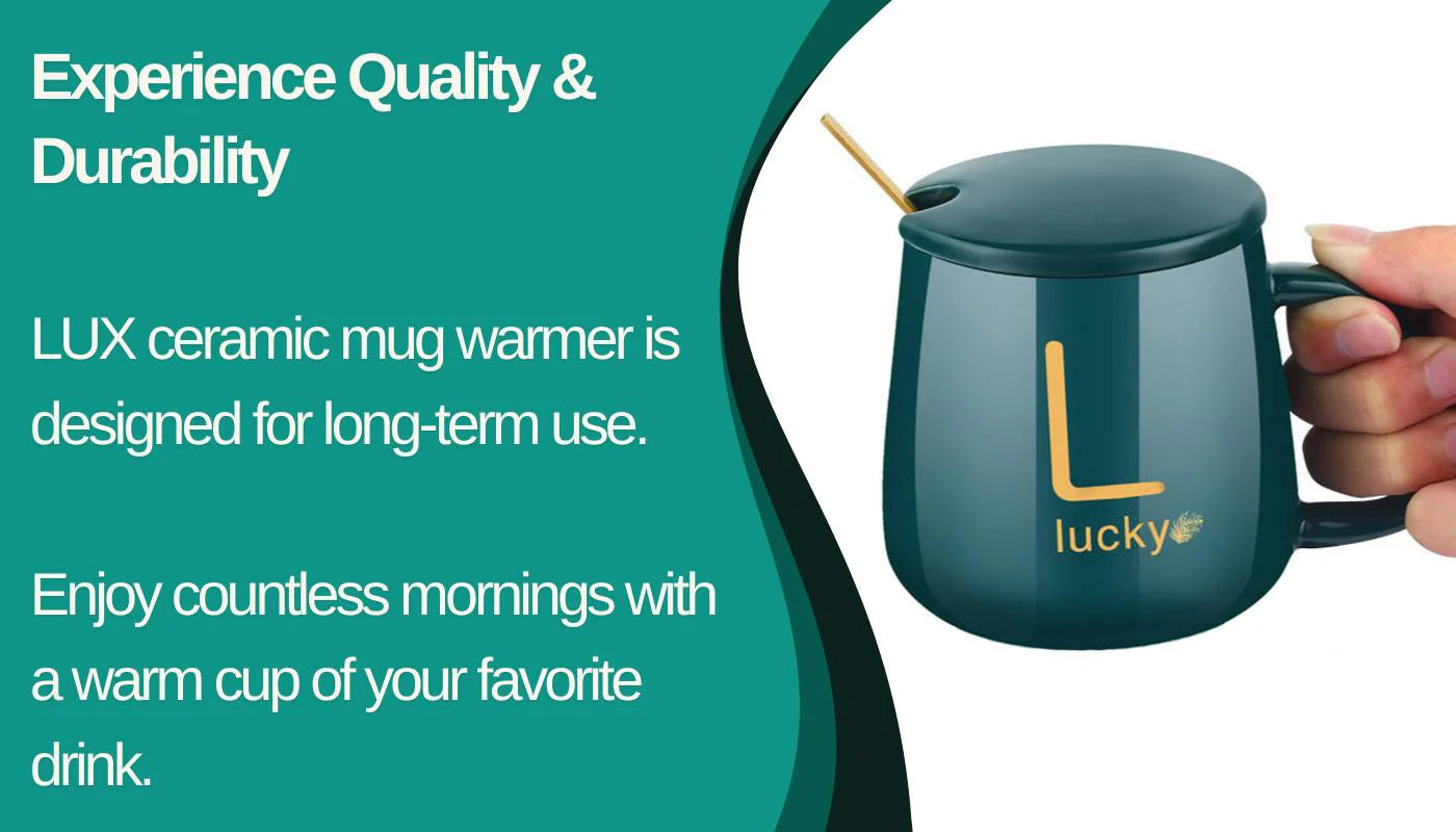 Royaleva Ceramic Mug Set Mug and Warmer – Best Mug for Christmas