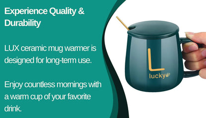 Royaleva Ceramic Mug Set Mug and Warmer – Best Mug for Christmas