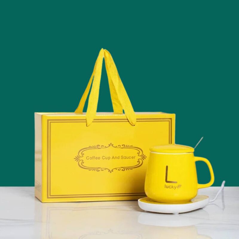 Royaleva Ceramic Mug Set Mug and Warmer – Best Mug for Christmas