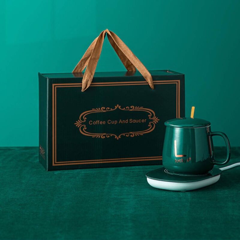 Royaleva Ceramic Mug Set Mug and Warmer – Best Mug for Christmas