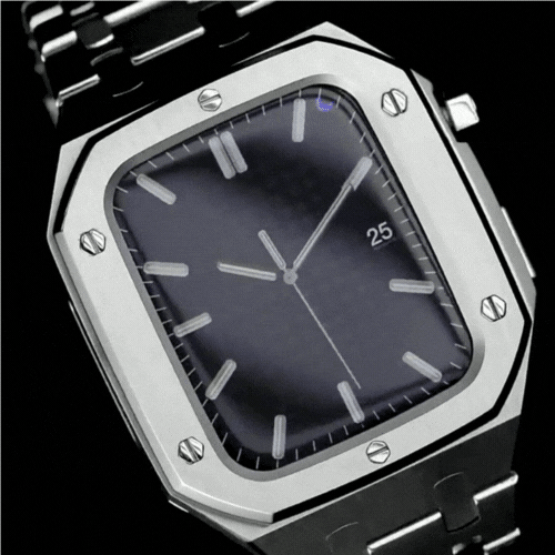 Luxora AP9006 316L Stainless Steel Band Case Retrofit Kit For Apple Watch