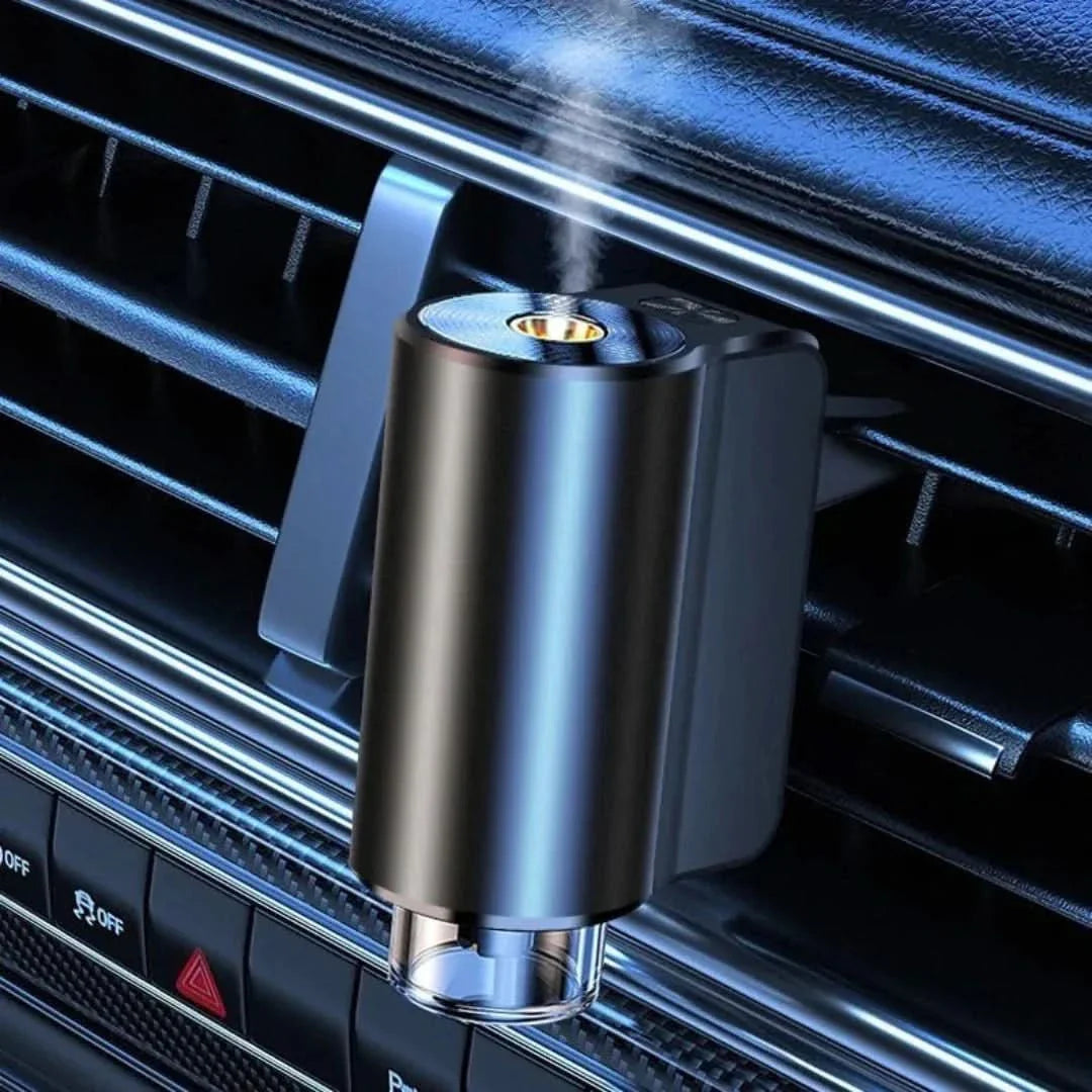 Luxora Car Air Freshener with Adjustable Aroma Diffusion - USB Powered Essential Oil Diffuser