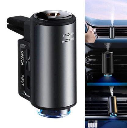 Luxora Car Air Freshener with Adjustable Aroma Diffusion - USB Powered Essential Oil Diffuser