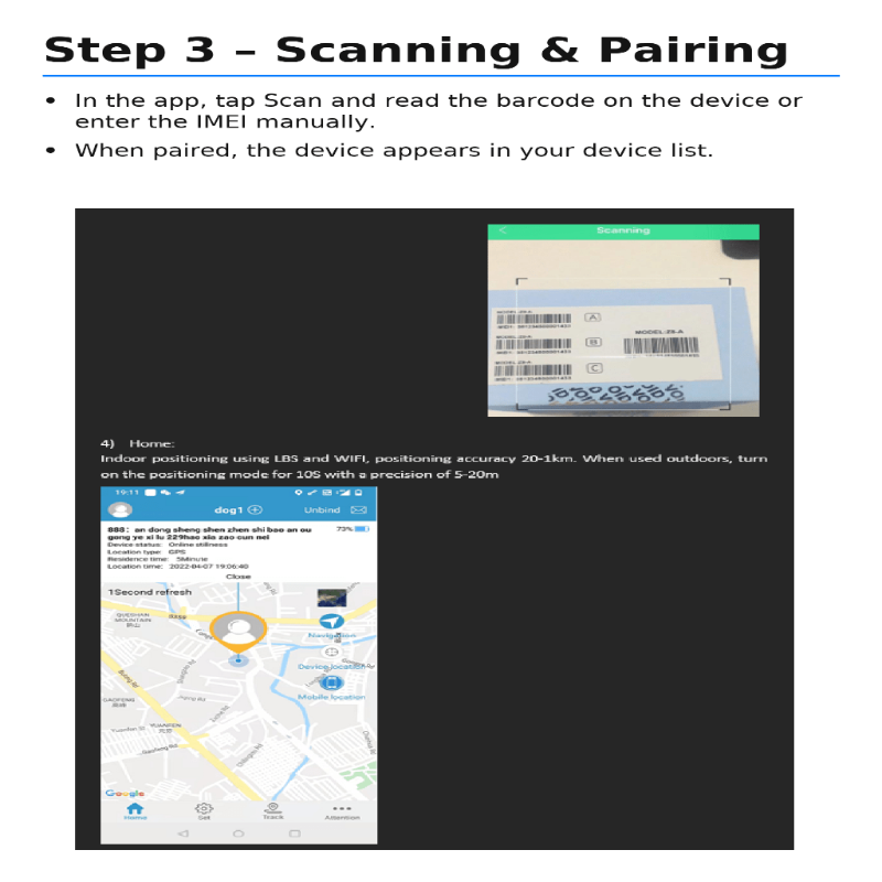 Luxora pet GPS Tracker Collar - Real-Time Location Updates, Lightweight Design