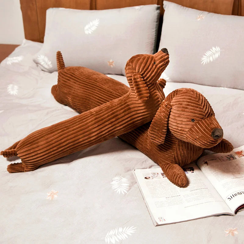 Luxora Dachshund Plush Pillow - Lifelike Stuffed Dog Cushion for Home Decor 4