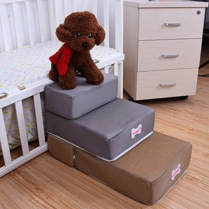 Luxora Dog Stairs for Bed - Safe, Stylish Steps for Small Dogs and Seniors 4