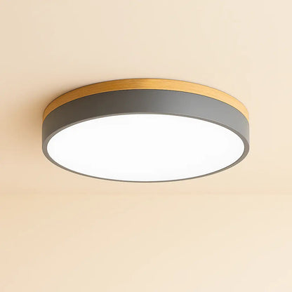 Luxora Flush Mount Ceiling Light with Wooden Accents for Scandinavian Decor 10