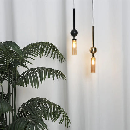 Luxora Glass Pendant Light - Nordic Hanging Light for Restaurant, Kitchen and Dining Room