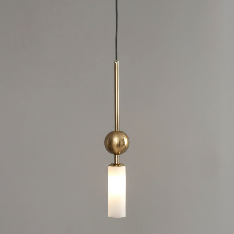 Luxora Glass Pendant Light - Nordic Hanging Light for Restaurant, Kitchen and Dining Room