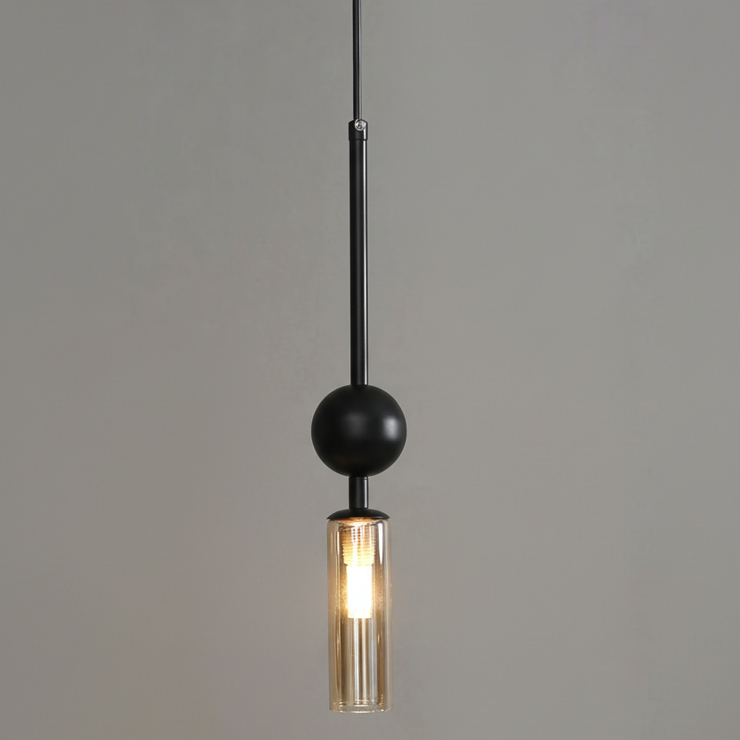Luxora Glass Pendant Light - Nordic Hanging Light for Restaurant, Kitchen and Dining Room