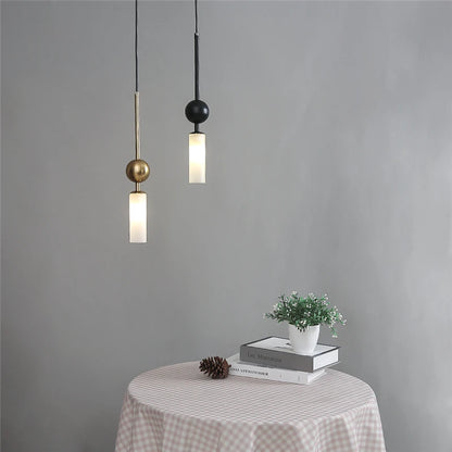 Luxora Glass Pendant Light - Nordic Hanging Light for Restaurant, Kitchen and Dining Room