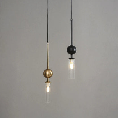 Luxora Glass Pendant Light - Nordic Hanging Light for Restaurant, Kitchen and Dining Room