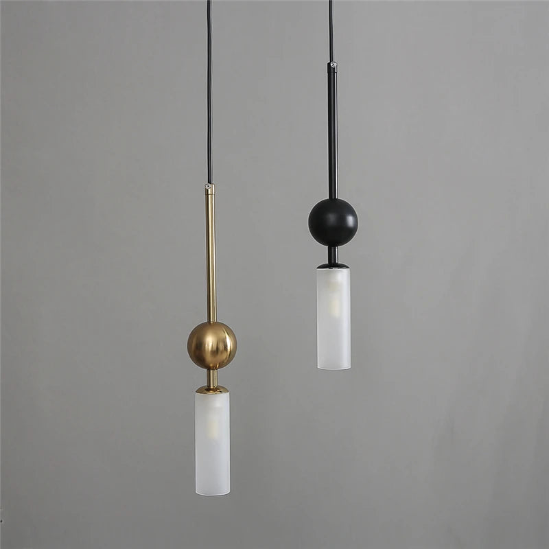Luxora Glass Pendant Light - Nordic Hanging Light for Restaurant, Kitchen and Dining Room