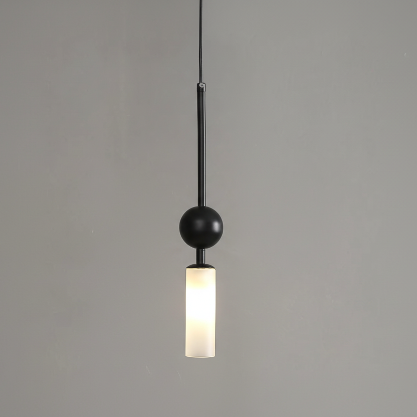 Luxora Glass Pendant Light - Nordic Hanging Light for Restaurant, Kitchen and Dining Room