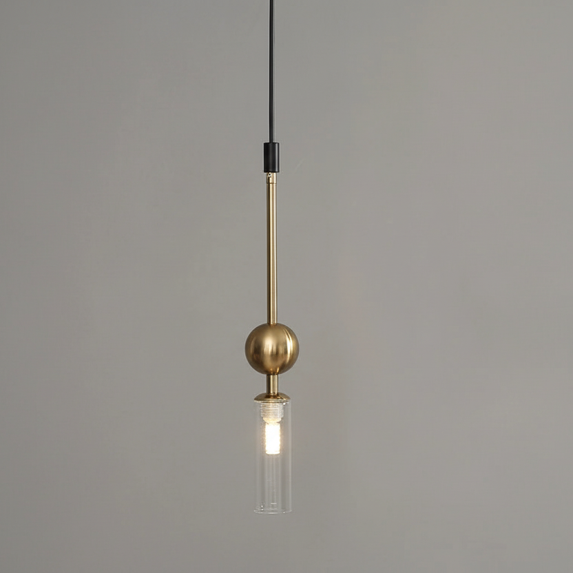 Luxora Glass Pendant Light - Nordic Hanging Light for Restaurant, Kitchen and Dining Room